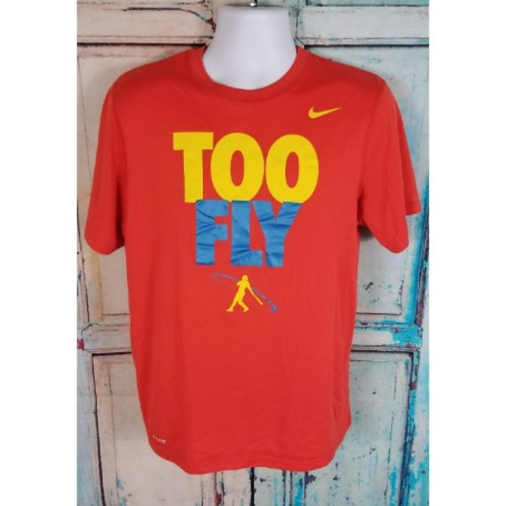 Nike Dri Fit men's short sleeve "Too Fly" T Shirt